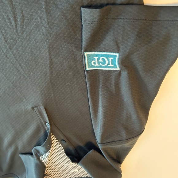 Nike Golf Polo Shirt for Men, Black, Collared, Short Sleeve, IGP Logo, Mens Sz S - Picture 5 of 10